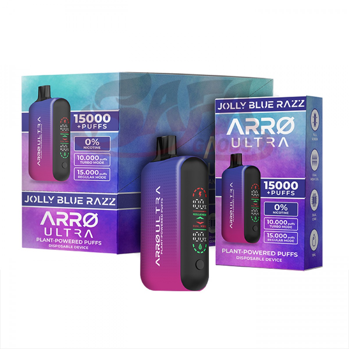 Arro - Ultra ZERO 0% Nicotine Disposable Vapes [5PC]